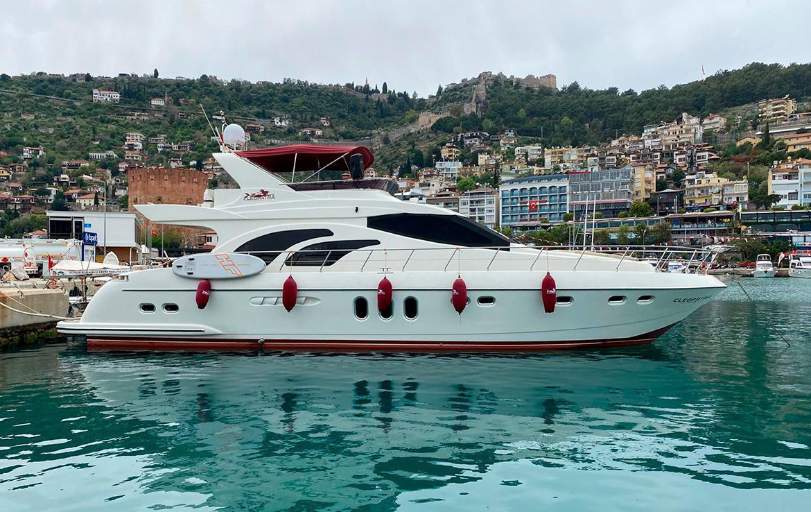 Alanya Yacht Rental 22m Princess 56